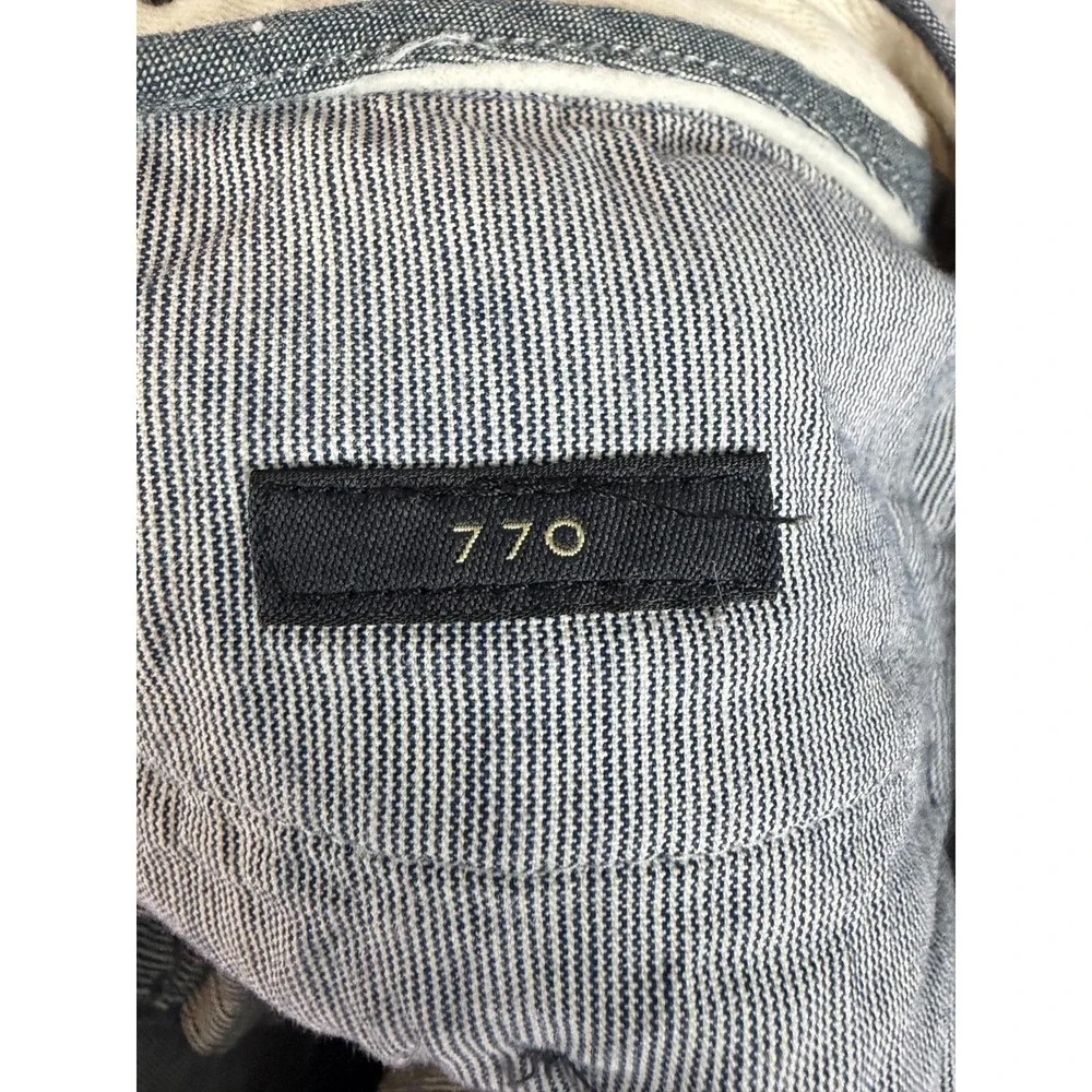 J.Crew Pants Mens 33x32 Blue 770 Slim Fit Chambray Stretch Chino Casual Office